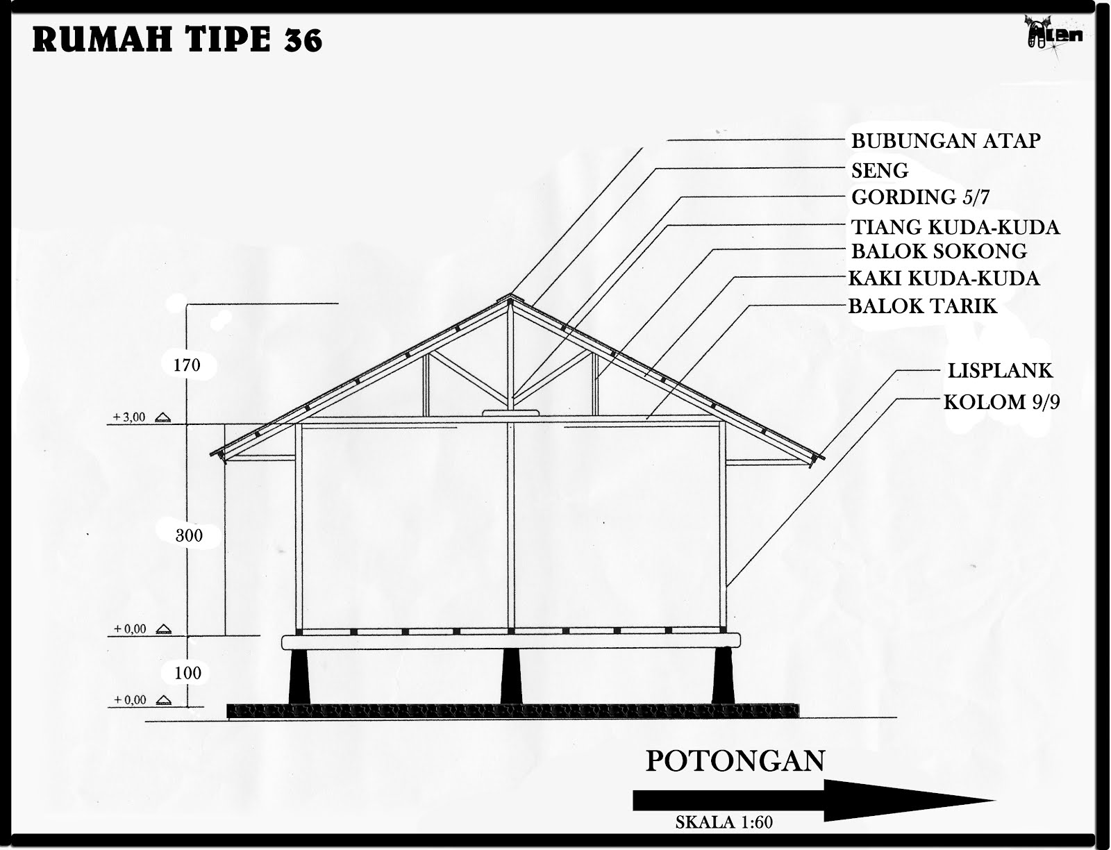 Inspiration 26 Potongan Atap Pelana  Minimalist Home Designs